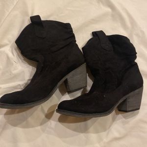 Faux Suede Boots